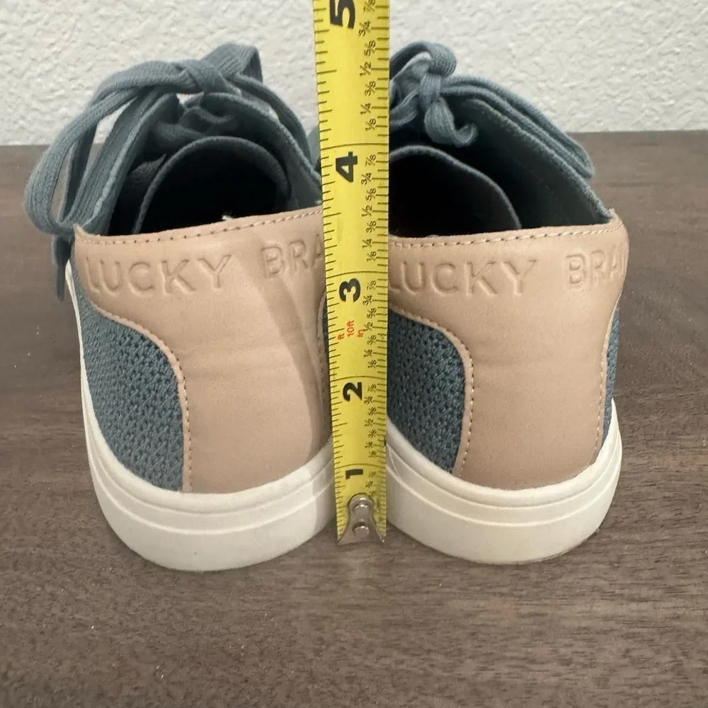 Lucky Brand Blue Gray Fashion Sneakers Shoes 8.5